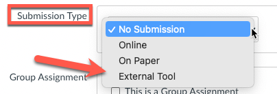 Decide Submission Type