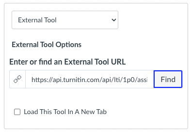 Located TurnItIn within Submission