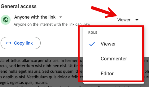 screenshare of Role Level